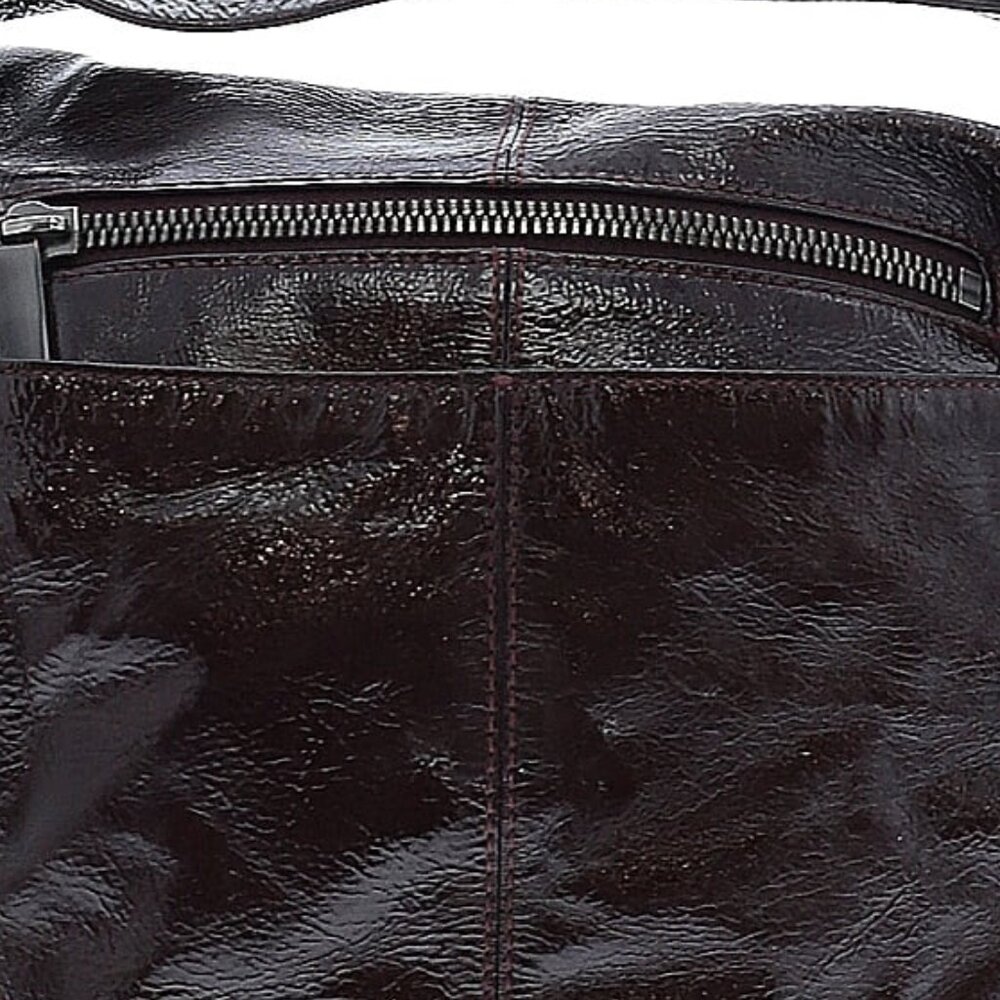 Hobo International Burgundy Leather Shoulder Strap Crossbody Bag - Picture 4 of 6